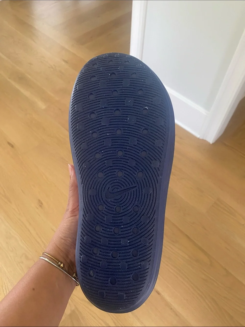 Nike Men's Navy Blue Foam Slide Clog